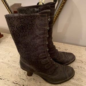 Neosens gray heeled boots